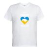 Мужская футболка с V-образным вырезом З України з любовью
