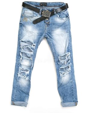 Рвані жіночі джинси бойфренд SESSANTA # BF-3990