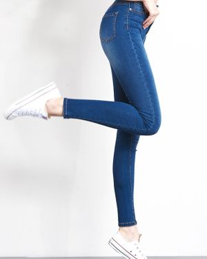 Узкие женские джинсы LEIJI с высокой посадкой #15-5292