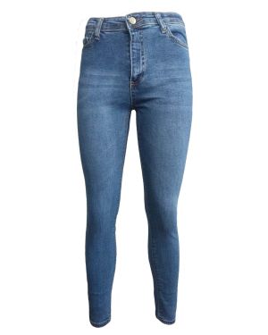 Женские узкие джинсы с высокой посадкой #2408