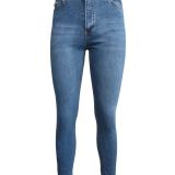 женские узкие джинсы с высокой посадкой