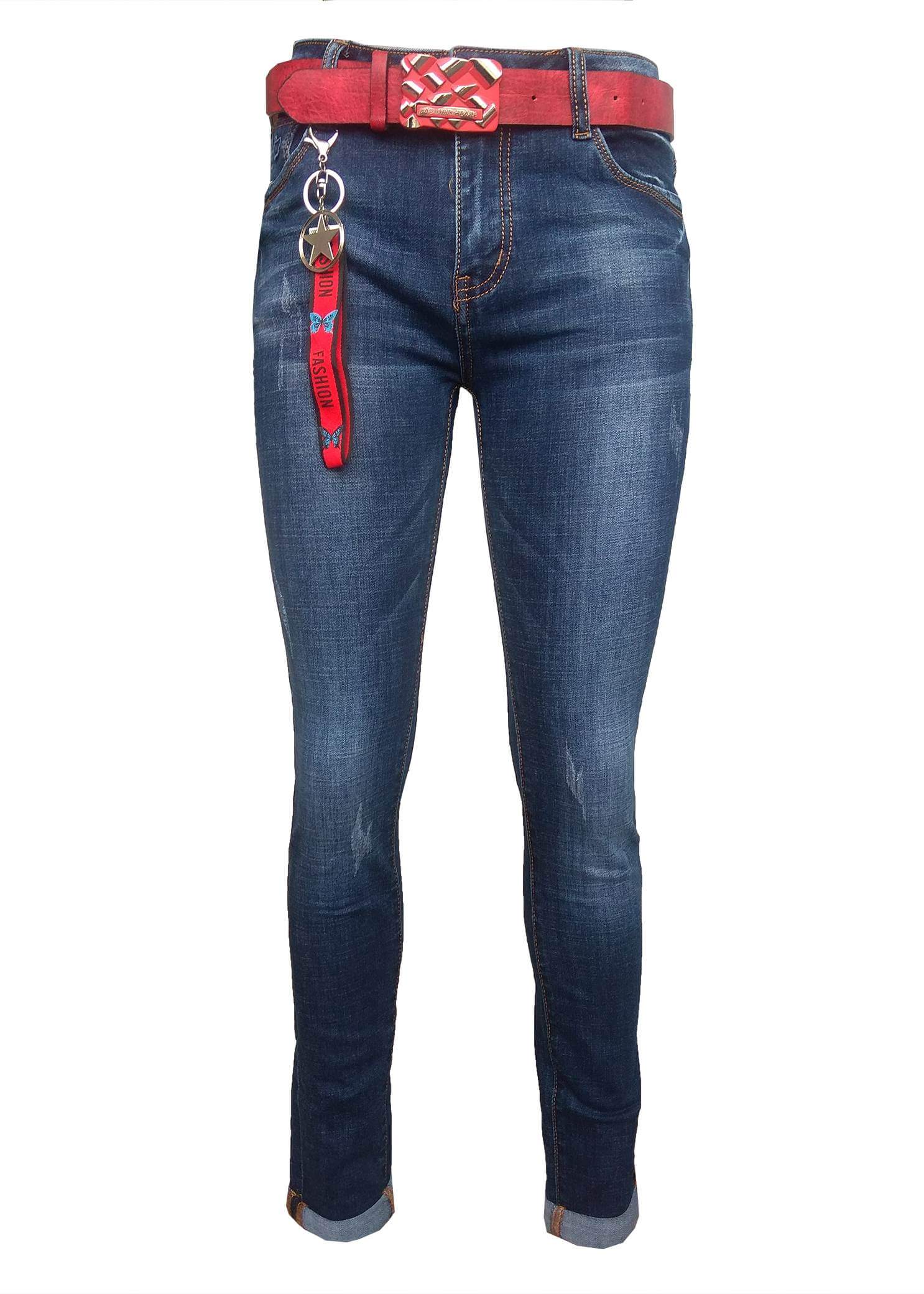 женские узкие джинсы с подкатами
