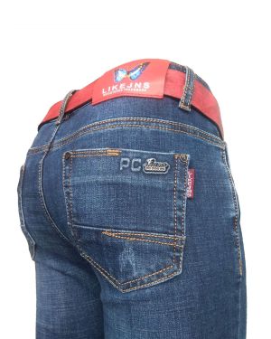 Женские узкие джинсы с манжетами (подкатами) #А6072