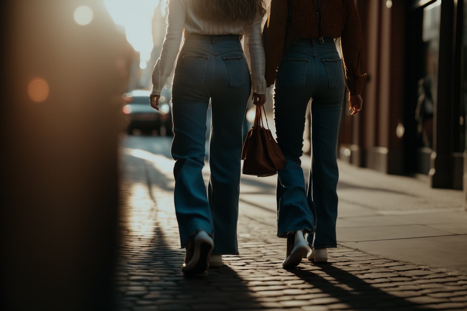 жінки в джинсах кльош