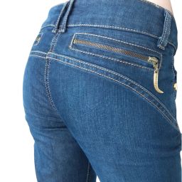AMN джинси жіночі прямі P-3703DNM-2
