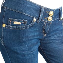 AMN джинси жіночі прямі P-3703DNM-2